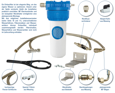 Alvito AquaNEVO EinbauFilter Basic 2 untertischFilter wasserfilter